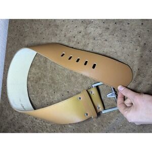 L Chessler Brown Leather Belt Size Small # 3768 VTG